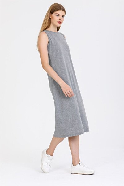 ESPİNA Gray Sleeveless Dress Lining - Underwear