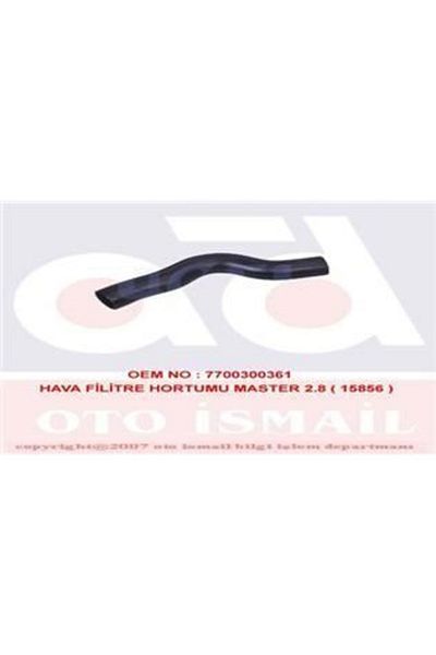 Üçel 15856 خرطوم فلتر الهواء Master II 98- / Movano A 98- 2.8 Dtı