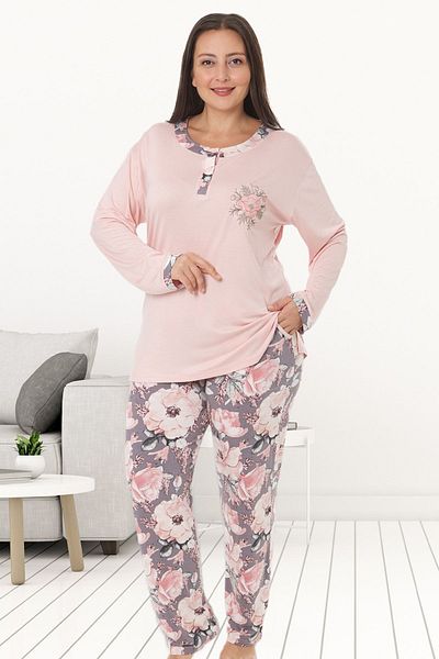 Bella Linda Women's Plus Size Pajama Set