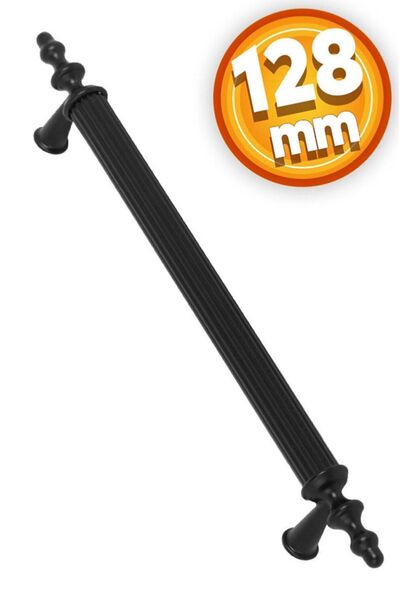 Kulpca Kumru Kulp Siyah 128 Mm Sert Polimer Lüks Kulp Siyah