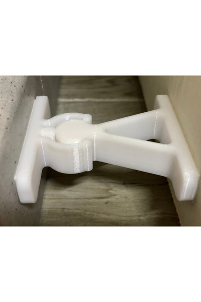 Genel Markalar 3'lü Yapışkanlı Kapı Stoperi, Kapı Durdurma Aparatı, Kapı Tutucu,Şık Tasarım