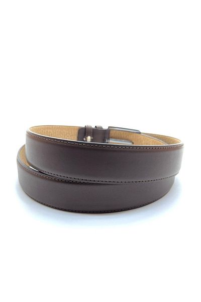 GİRAY Genuine Leather Classic Brown Men's Belt