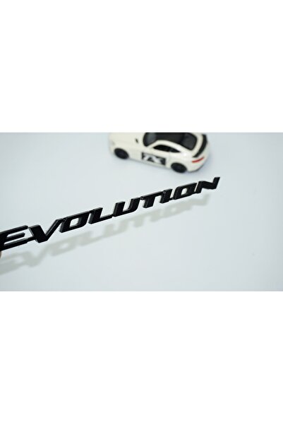 DK Tuning Lancer Evolution Siyah Bagaj Yazı Logo Mitsubishi İle Uyumlu