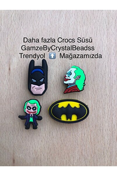 Crocs Jibbitz Terlik Süsü Joker Batman 4’lü Set