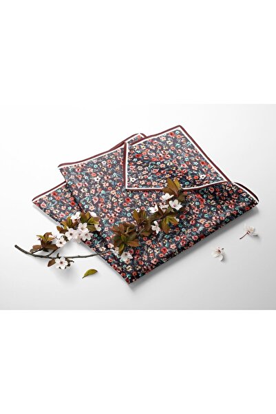 Levidor Βαμβακερό αθλητικό κασκόλ με τραγανό λουλουδάτο σχέδιο