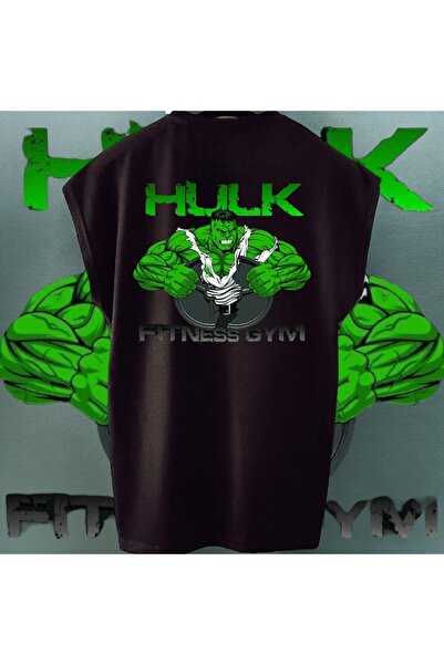 Vordevia Tricou sport cu jumătate de mânecă cu imprimeu Hulk