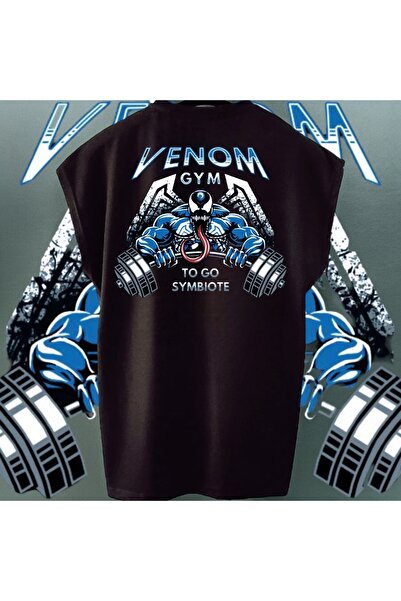 Vordevia Tricou sport cu jumătate de mânecă cu imprimeu Venom