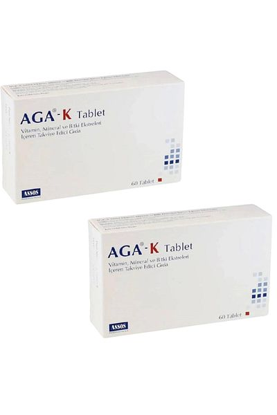 Assos Aga K 60 Tablets - x2 Pack