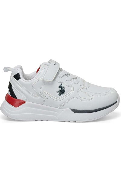U.S. Polo Assn. Adidași albi pentru copii