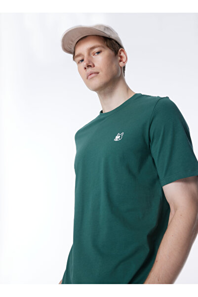 Jack & Jones Yeşil Erkek T-Shirt JCODEN TEE SS CREW NECK EXC