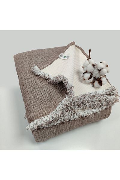 destinyhometex Brown 6 Layer Muslin Quilt / King Size 240X260