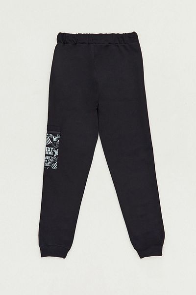 Fulla Moda Σετ φόρμας για αγόρι με στάμπα με κορδόνια στη μέση και τσέπες Cargo