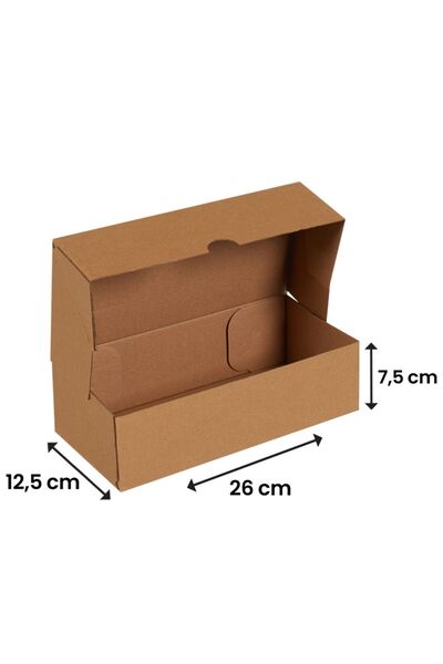 Packanya 26x12,5x7,5-25 Adet Kesimli Karton Kutu - Internet Ve Kargo Kutusu
