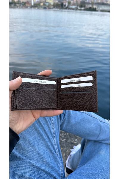 Roan Луксозен мъжки портфейл от естествена веганска кожа в кутия