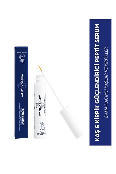 Wanna Glow Eyebrow and Eyelash Strengthening Peptide Serum