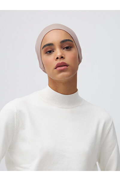 Femple Modest قبعة مسطحة عملية |   اللون: موكا |   غطاء رأس أنبوبي