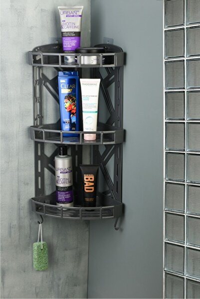 NEKA HOME 3 Katlı Plastik Banyo Köşeliği