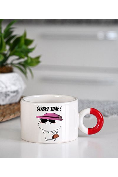 GünayStore Latte and Espresso Coffee for Friend - Funny Gift Motto Cup 200 Ml
