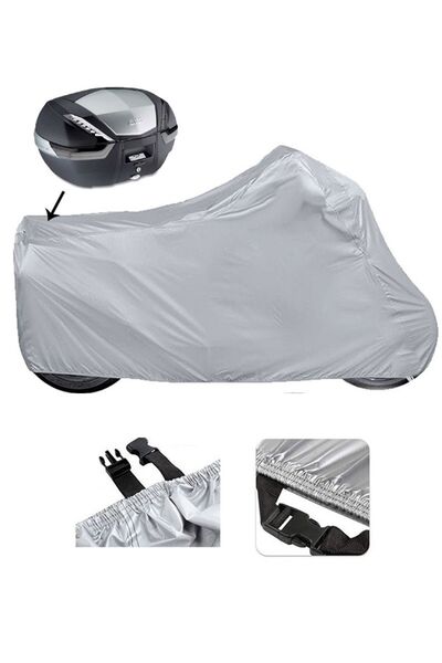 Autorez Honda SH 300 Motorcycle Tarpaulin Rear Bag Compatible - GRAY