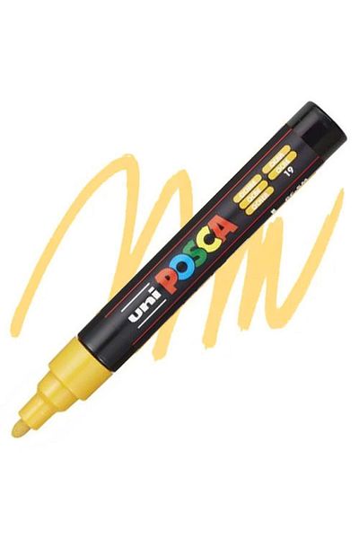 UNİ-BALL UNI POSCA Water Based Poster Marker - PC-5M 1.8-2.5 Ochre