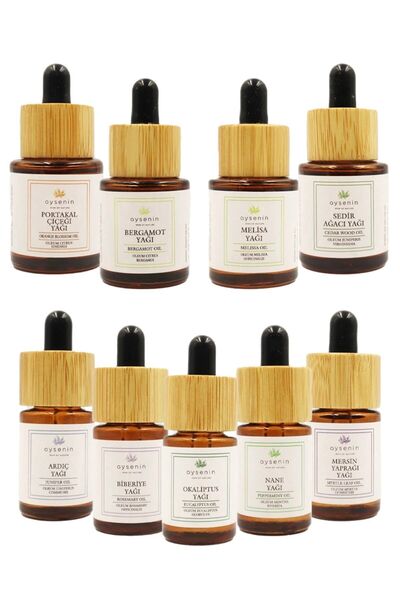 aysenin مجموعة تحفيزية – 9 أنواع من الزيوت العطرية (مجموعة من 9 زيوت عطرية) |...