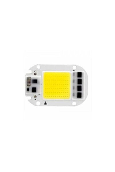 LEDONLİNE Power Led Cob Led 50w 220v Ac Led Projektör Çip - Beyaz Işık