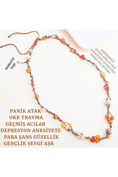 GİZEMLİ DOĞAL TAŞ Gizemli Doğal Taş Kolye (6 Mm) Panik Atak Okb Düşük Yıldız ...