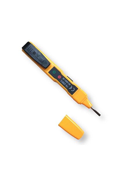 Tek-İş Dedektörlü Faz Kontrol Kalemi Voltaj Test Aleti Akıllı Voltaj Test Cih...