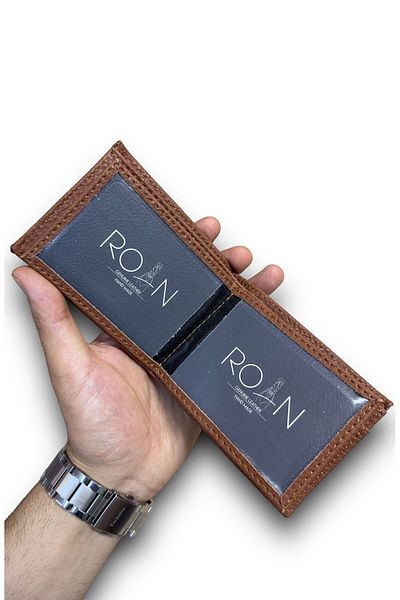 Roan Веган кожен портфейл с 9 джоба за кредитни карти и отделение за монети, подаръчна опаковка в луксозна стилна кутия