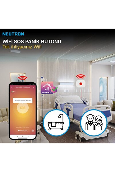 NEUTRON Wifi SOS Panik Acil Butonu