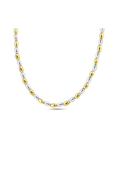 Forentina Double Color Cobra Necklace Bracelet Combination Jewelry Set Ps3624