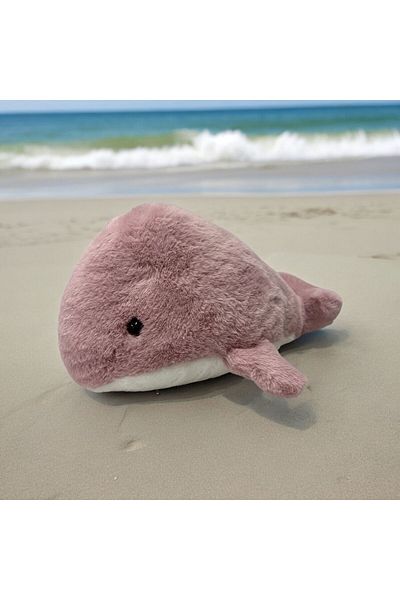 Moontoys 40 CM Light Pink Plush Baby Whale - My Cute Sleeping Friend Pillow