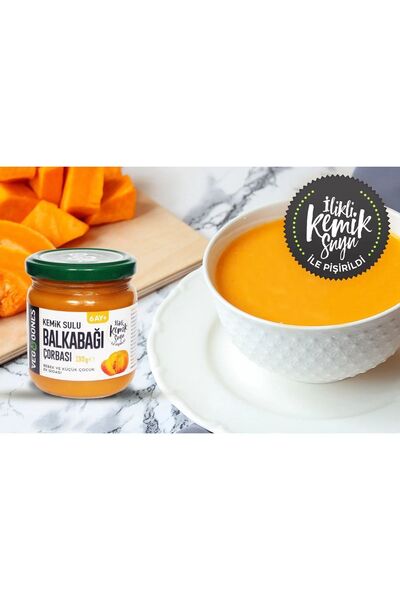 Genel Markalar Kemik Sulu Balkabağı Çorbası 190gr