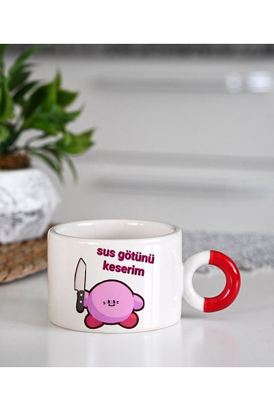GünayStore Latte and Espresso Coffee for Friend - Funny Gift Motto Cup 200 Ml