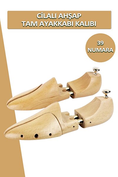 Dopar Polished Wooden Full Shoe Mold Size 39