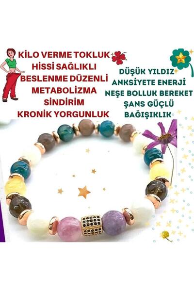 GİZEMLİ DOĞAL TAŞ Gizemli Doğaltaş Bileklik Düşük Yıldız Anksiyete Panik Atak...