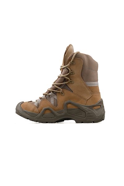 Scooter Beige Men's Outdoor Boots - Nubuck Leather, P1490NBJ-1 Cream