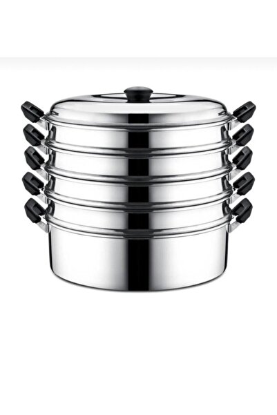 Koreli ticaret Emrtech Mantı Boiler Pot Aluminum 5 Layer 30cm