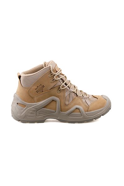 Scooter Beige Men's Outdoor Boots - Nubuck Leather P1492NBJ-1 Cream