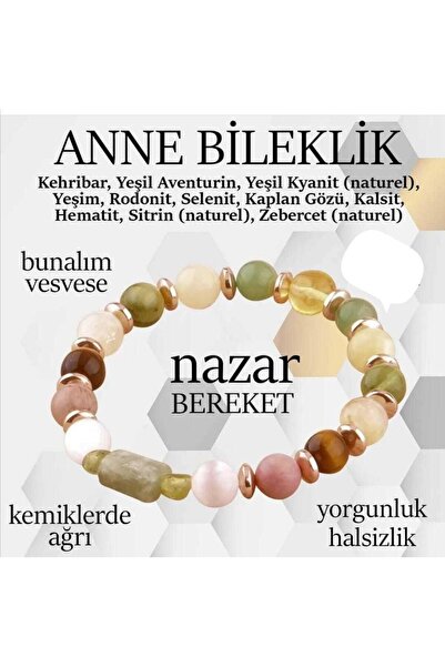 GİZEMLİ DOĞAL TAŞ Gizemli Doğal Taş Bileklik Nazar Bereket Bolluk Bağışıklık ...
