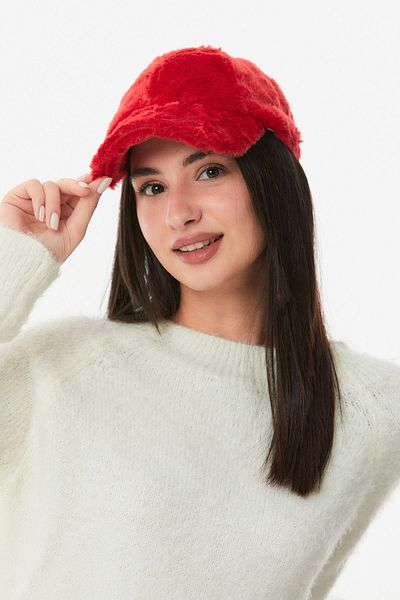 Fulla Moda Feather Back Adjustable Cap Hat