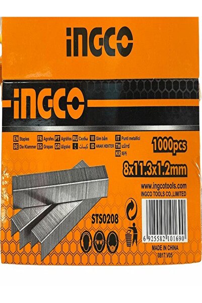 Ingco Zımba TeLİ 8MM STS0208 1000 adet