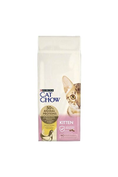 Cat Chow Kitten 15kg Tavuklu Yavru Kedi Maması