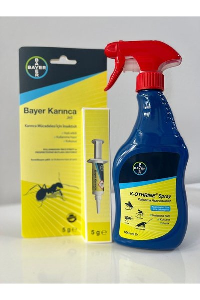 Bayer K-othrine Sprey 400 Ml. Haşere Öldürücü+ Karınca Jel