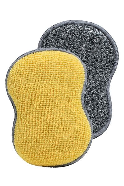 Faberlic Dish sponge with antibacterial effect double sided kitchen 1 PCS
