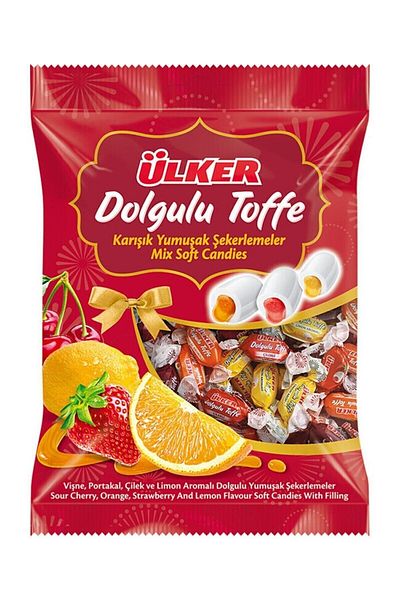 Ülker Holiday Candy - Toffe Filled, Soft Confectionery, 350 Gr