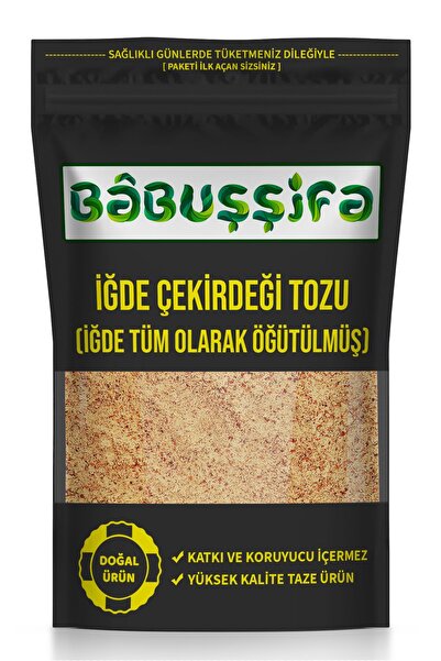Babuşşifa Glutensiz İğde Çekirdeği Unu Tozu (İğde Tüm Öğütülmüş) 500gr Haftal...