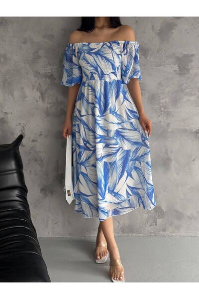 S&A Collectionn Жіноча сукня Madonna з квадратним вирізом, короткими рукавами...