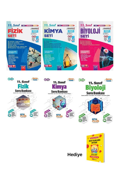 Apotemi Yayınları 9.10.11 Apotemi 11. Sınıf Anadolu Fizik Kimya Biyoloji Seti Ve Soru (6 Kitap) Konu Anlatımlı Fasikül
