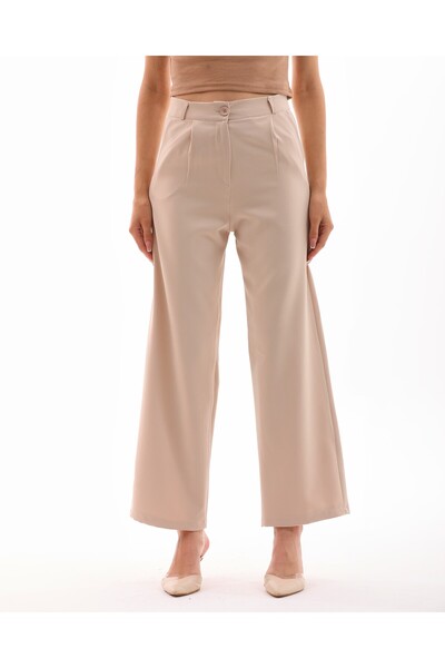 LOISY Kadın Palazzo Pantolon Oversize  Kesim